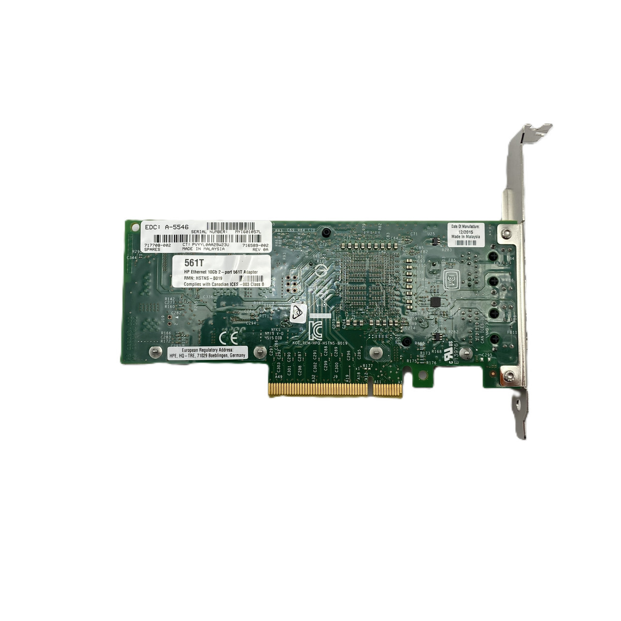 HP 561T Dual Port 10GbE PCIE Network Adapter