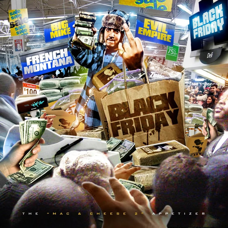 FRENCH MONTANA EVIL EMPIRE BLACK FRIDAY MIXTAPE MIX CD
