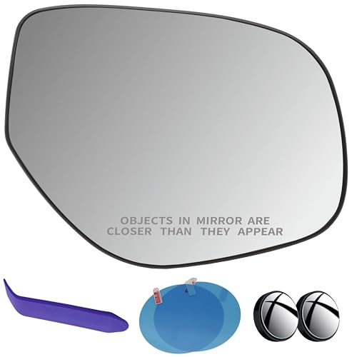 Passenger Side Mirror Glass Compatible with Mitsubishi Outlander 2014-2020,