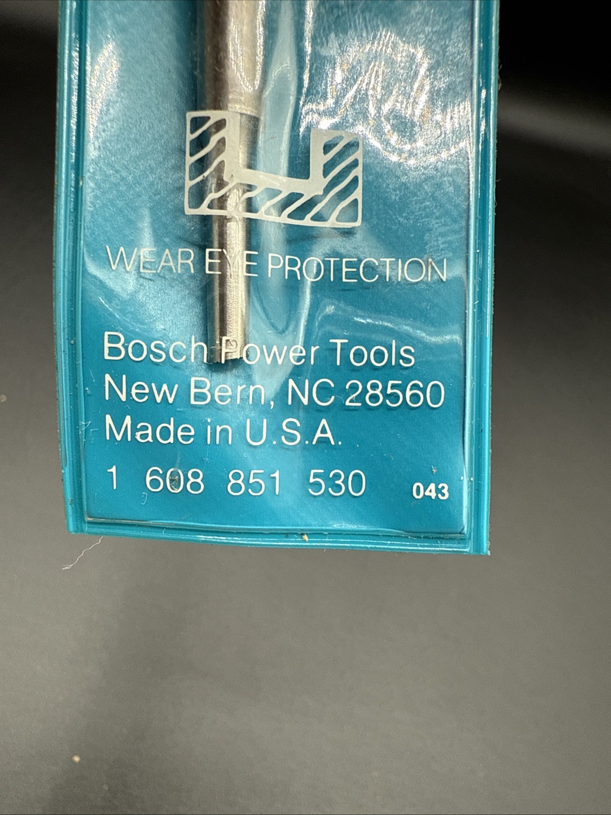 Bosch 85153 High Speed Steel Single Flute Straight Bit, 3/16-Inch