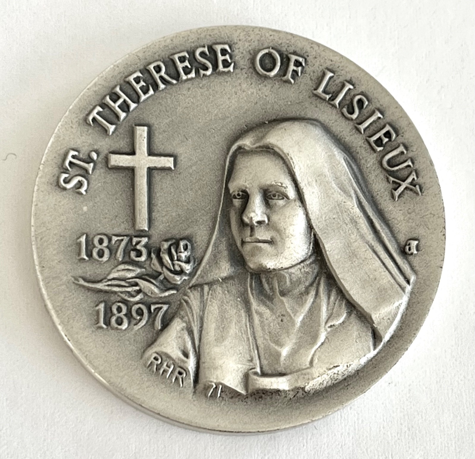 35.3 gram .925 Silver St. Therese Of Lisieux  Digest Heroes of God *166