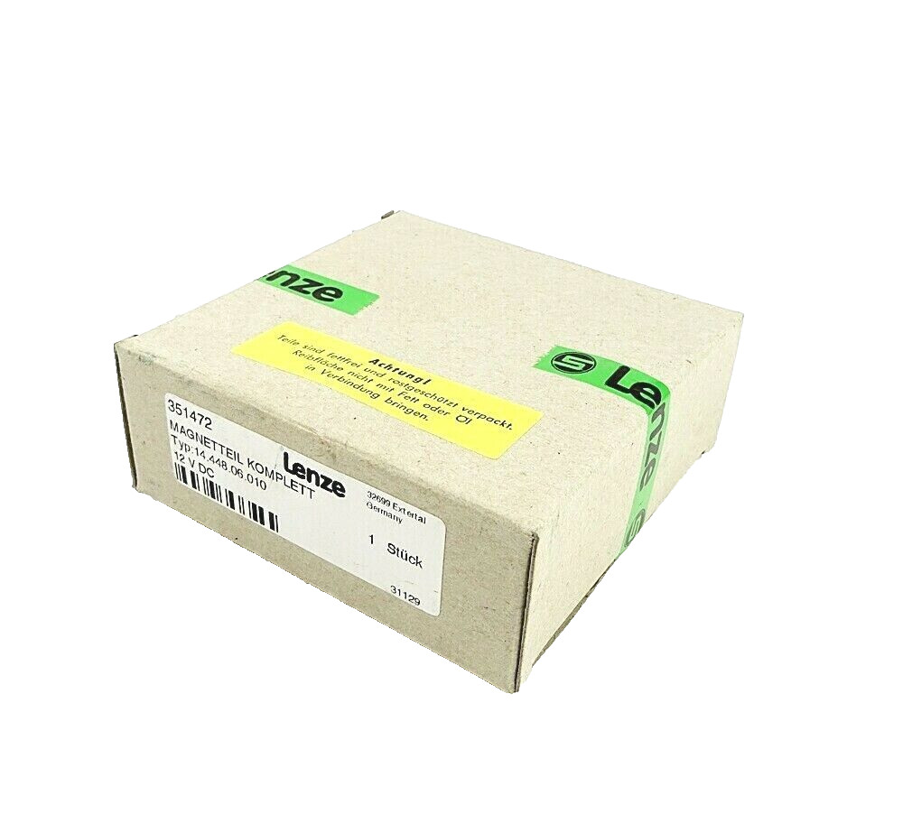 14.448.06.010 LENZE MAGNETIC PART COMPLETE 351472; 12VDC [NEW]
