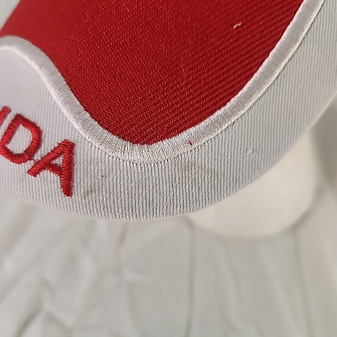 Cap Florida Red White Hat 2 Dolphins embroidered Two Tone Bill Adjustable READ