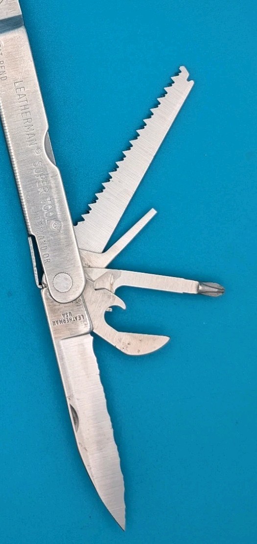 LEATHERMAN Super TOOL Multi Function Tool PLIERS, Stainless! 05/96 DATE