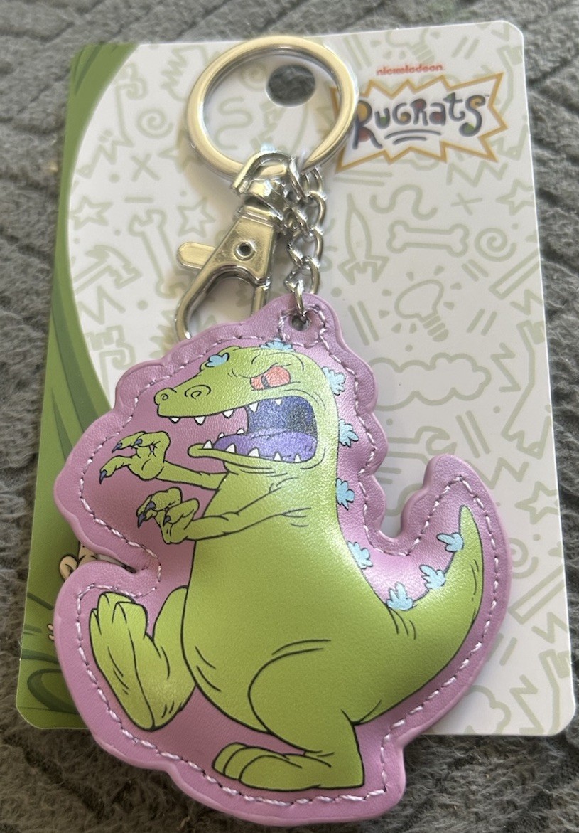 Nickelodeon Ruggrats Reptar Poffy Keychain