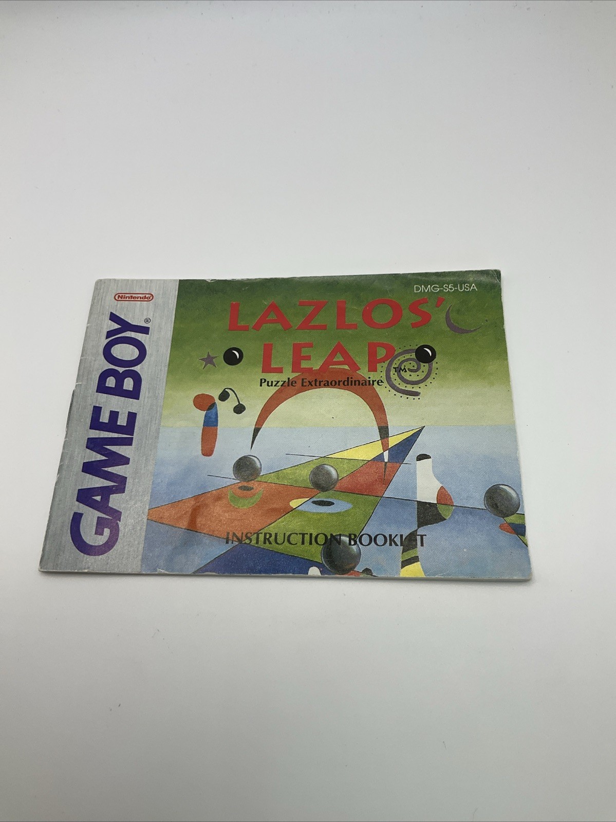 Lazlo's Leap Nintendo Game Boy Instruction Manual Booklet ONLY