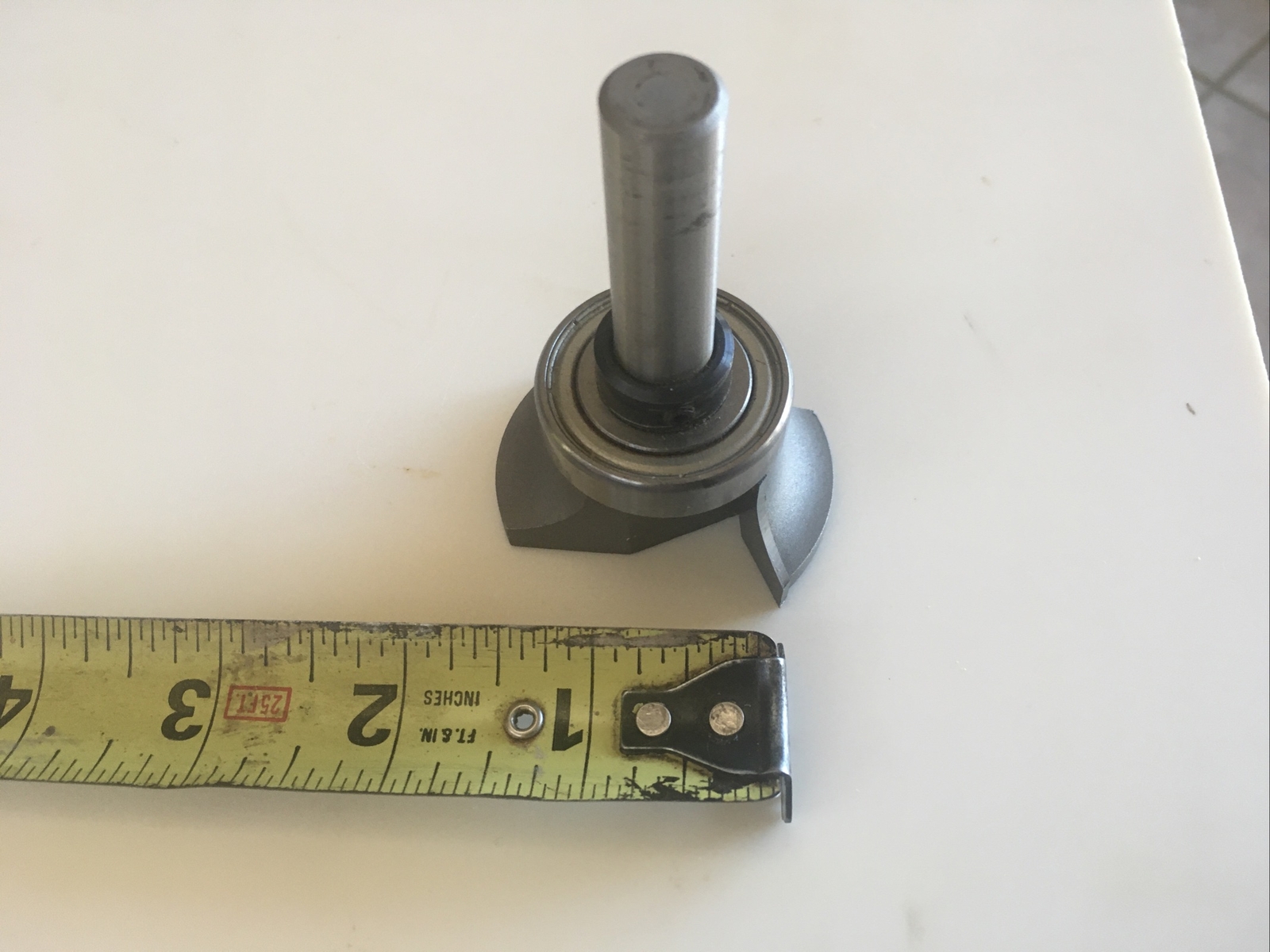 Woodtek Carbide Tipped Round Under Solid Surface 2” D x 1/2 Shank x 1/2 R