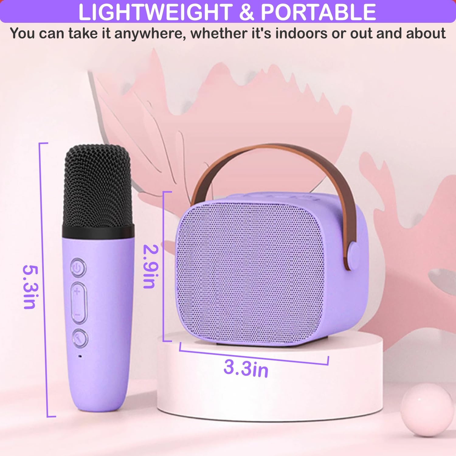 Darkant Purple Karaoke Machine 1 MIC
