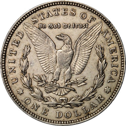 1921 Morgan Silver Dollar Coin (VG+)