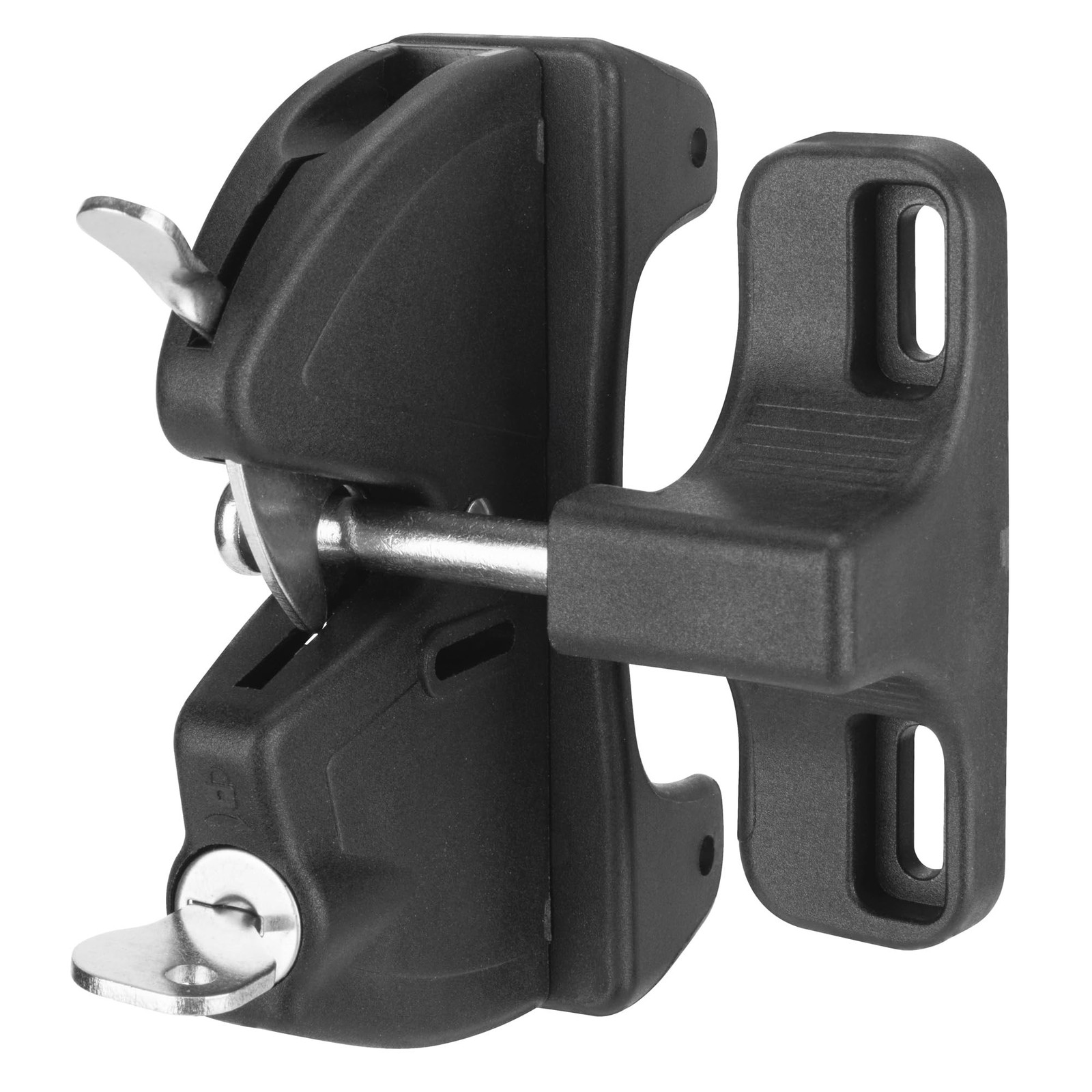 Key Lockable Double Sided Gate Latch, Fence Gate Locks for Outdoor Gates, Sel...