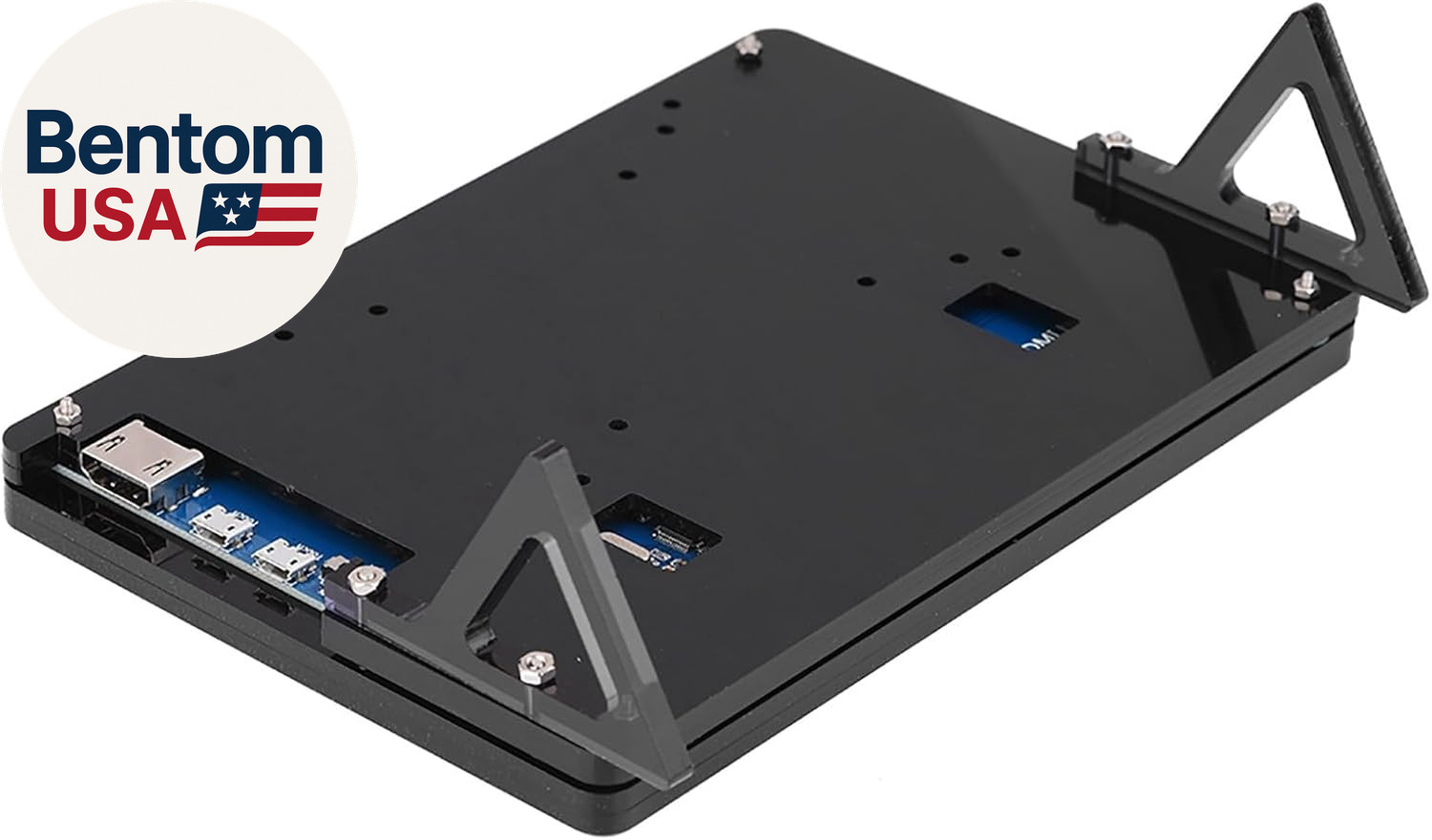 7In Display Case, Plastic Mounting Bracket for Raspberry, IPS Full View 1024 * 6