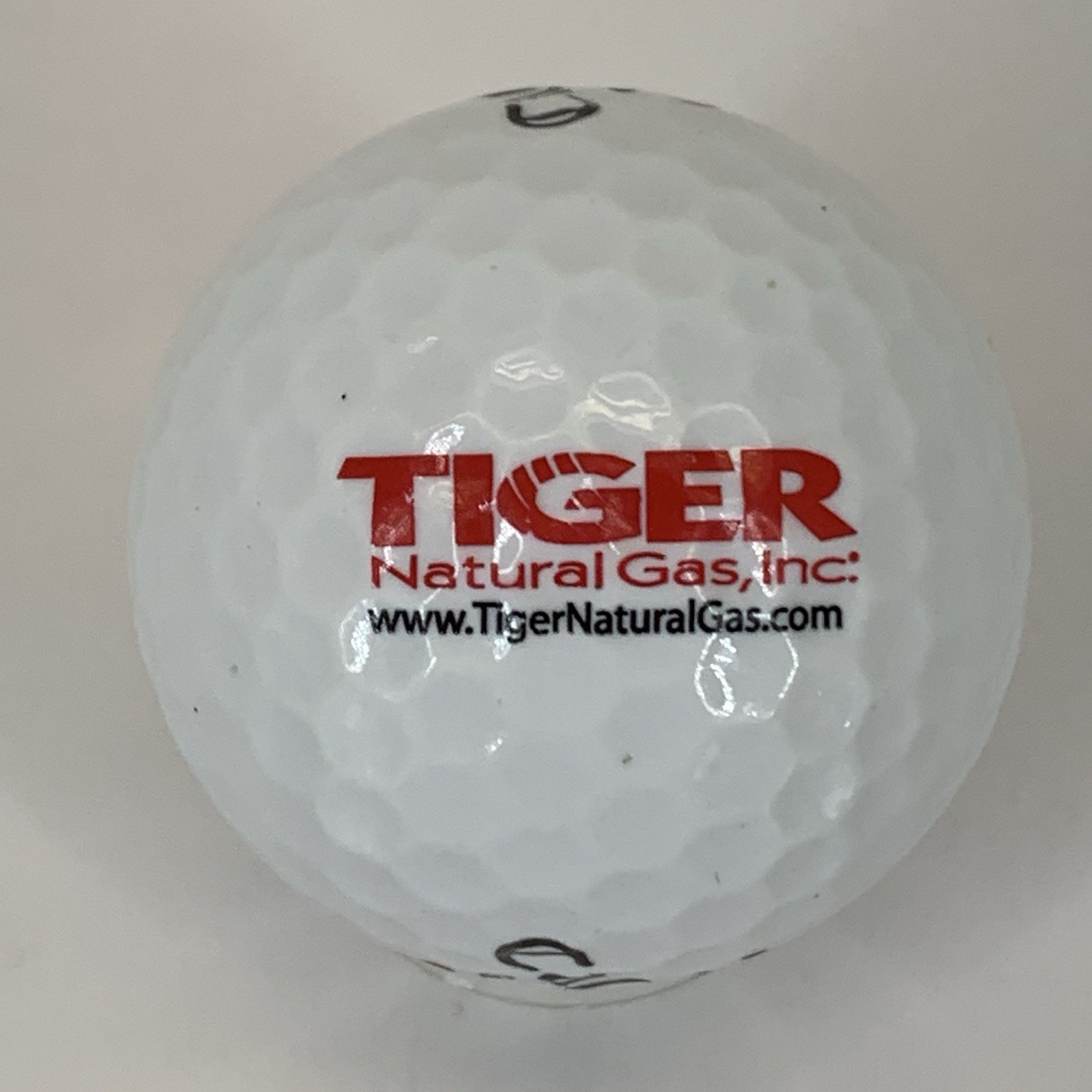 Tiger Natural Gas Golf Ball Callaway 1 Tulsa Energy Advertising Promo Souvenir