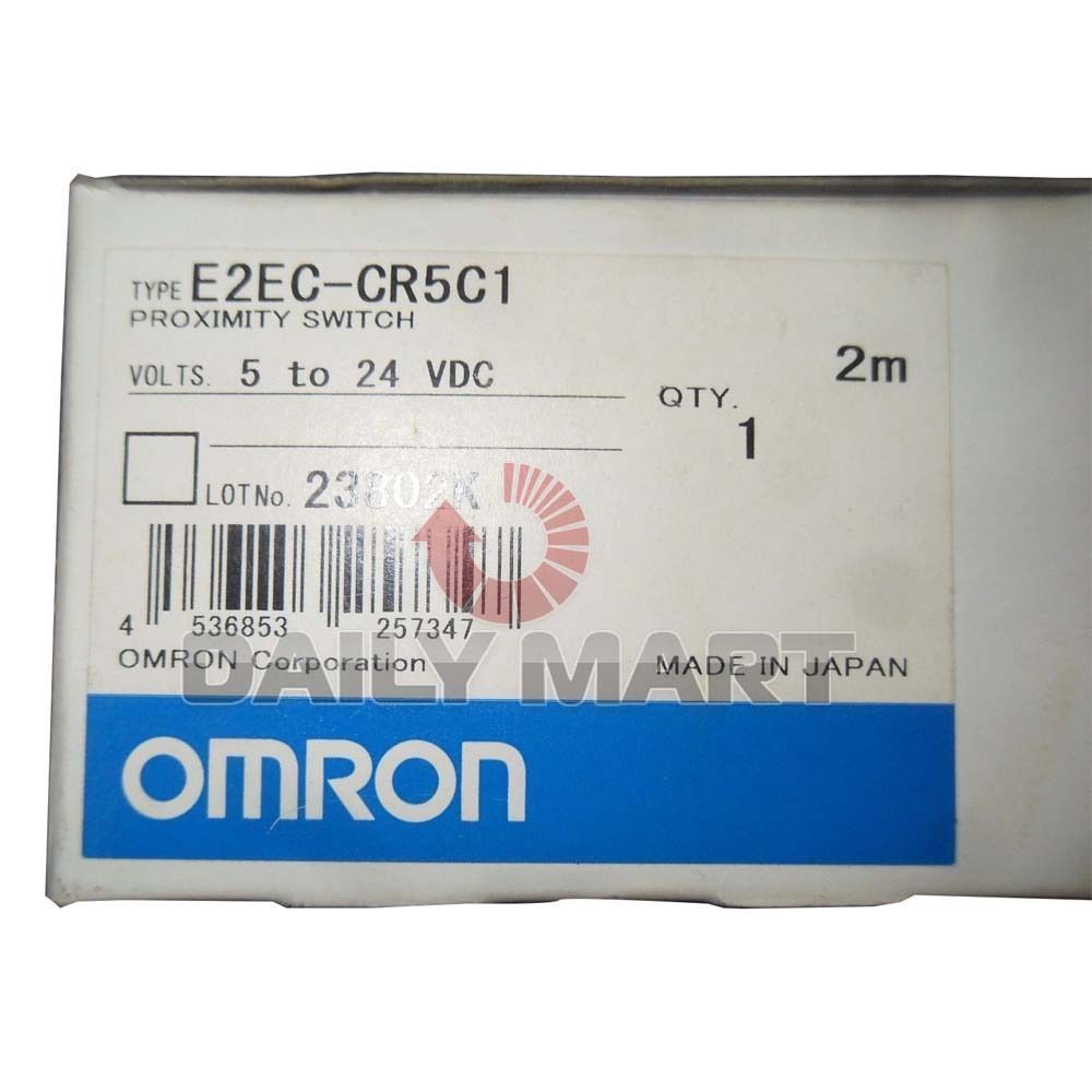 Omron-E2EC-CR5C1 Automation E2ECCR5C1 Cable Amplifier Proximity Inductive Sensor