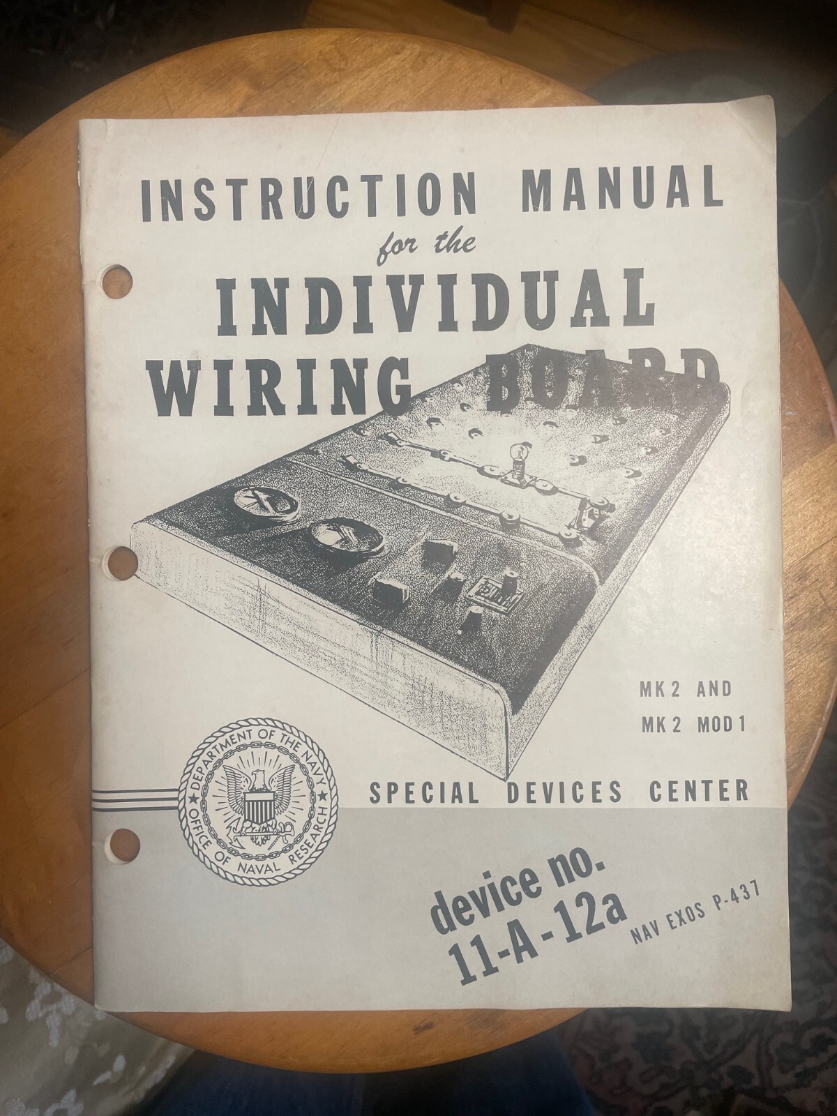 Navy Instruction Manual for the Individual Wiring Board - Device # 11-A-12a