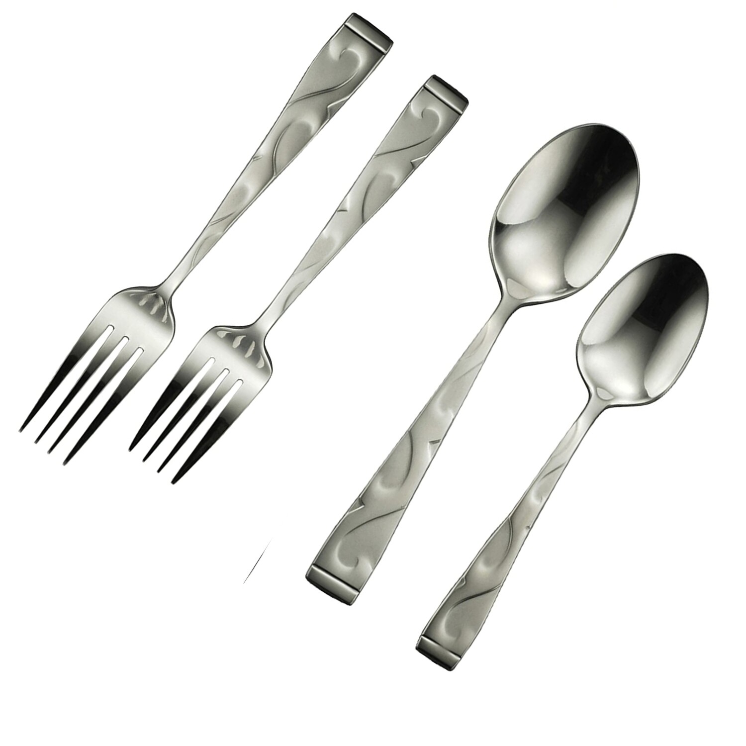 Oneida B340045B Tuscany 45-Piece Flatware Set, Service for 8