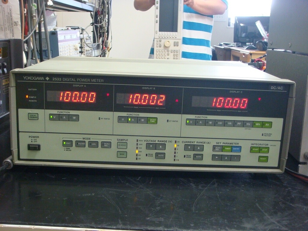 YOKOGAWA 2533-21 AC/DC 600V 20A POWER METER