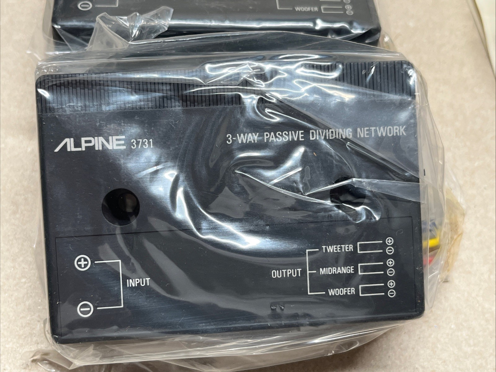 Vintage Alpine 3731 3 Way Passive Dividing Network Crossover For 6011 Tweeters