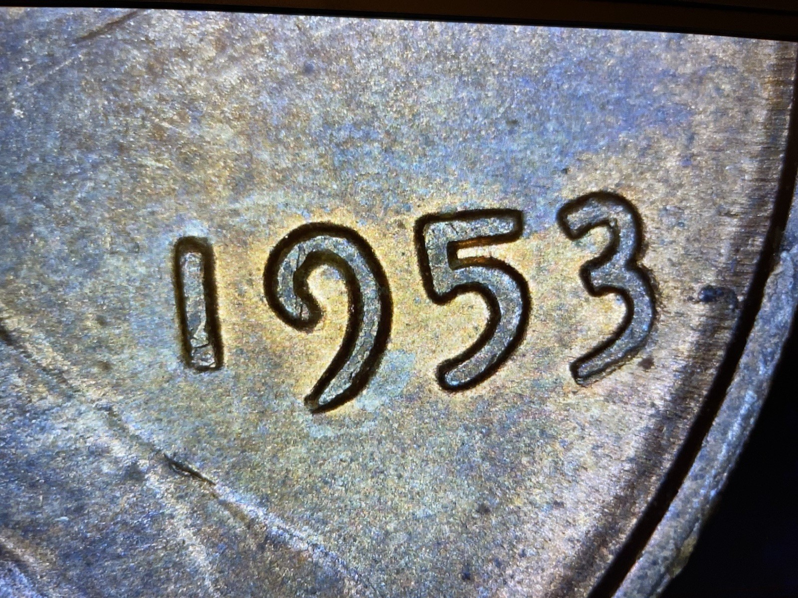 1953 Lincoln Wheat Cent - MINT ERRORS Die Crack & Die Chips Reverse & Obverse 🔥