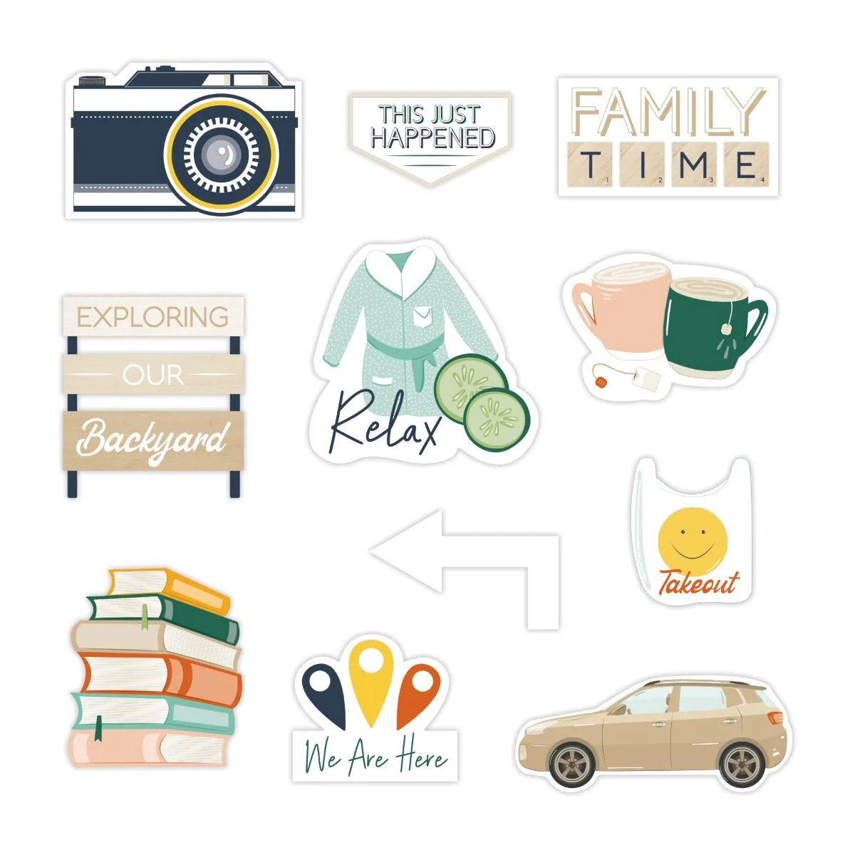CREATIVE MEMORIES Staycation Embellishments
