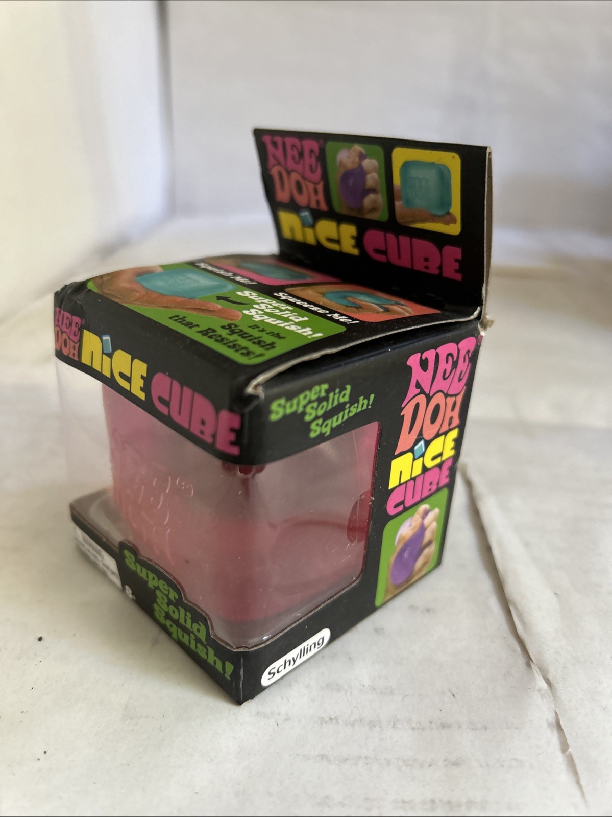 Pink NEE DOH Nice Cube. Super Solid Squish. Brand NEW.