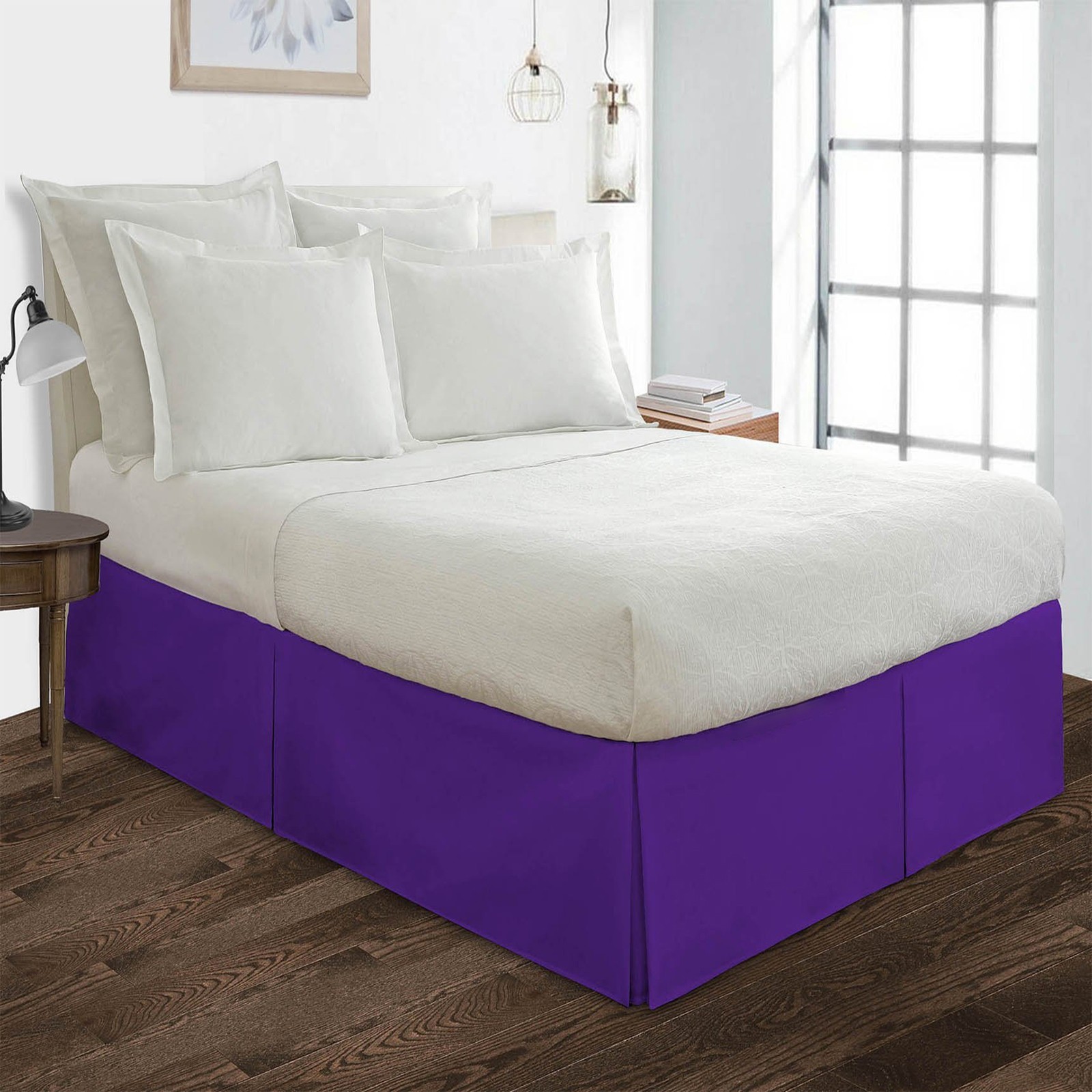 US Choice Bedding Collection 800 Thread Count Egyptian Cotton Purple Solid