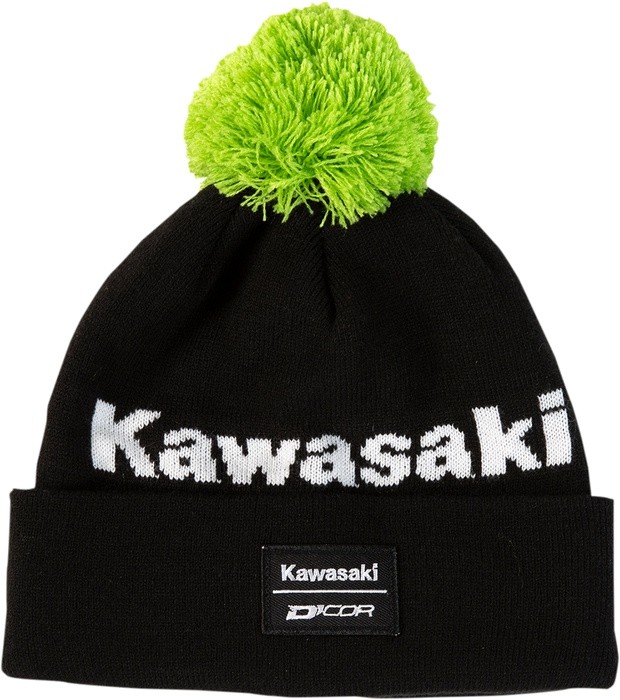 Dcor Kawasaki Stripe Beanie Black
