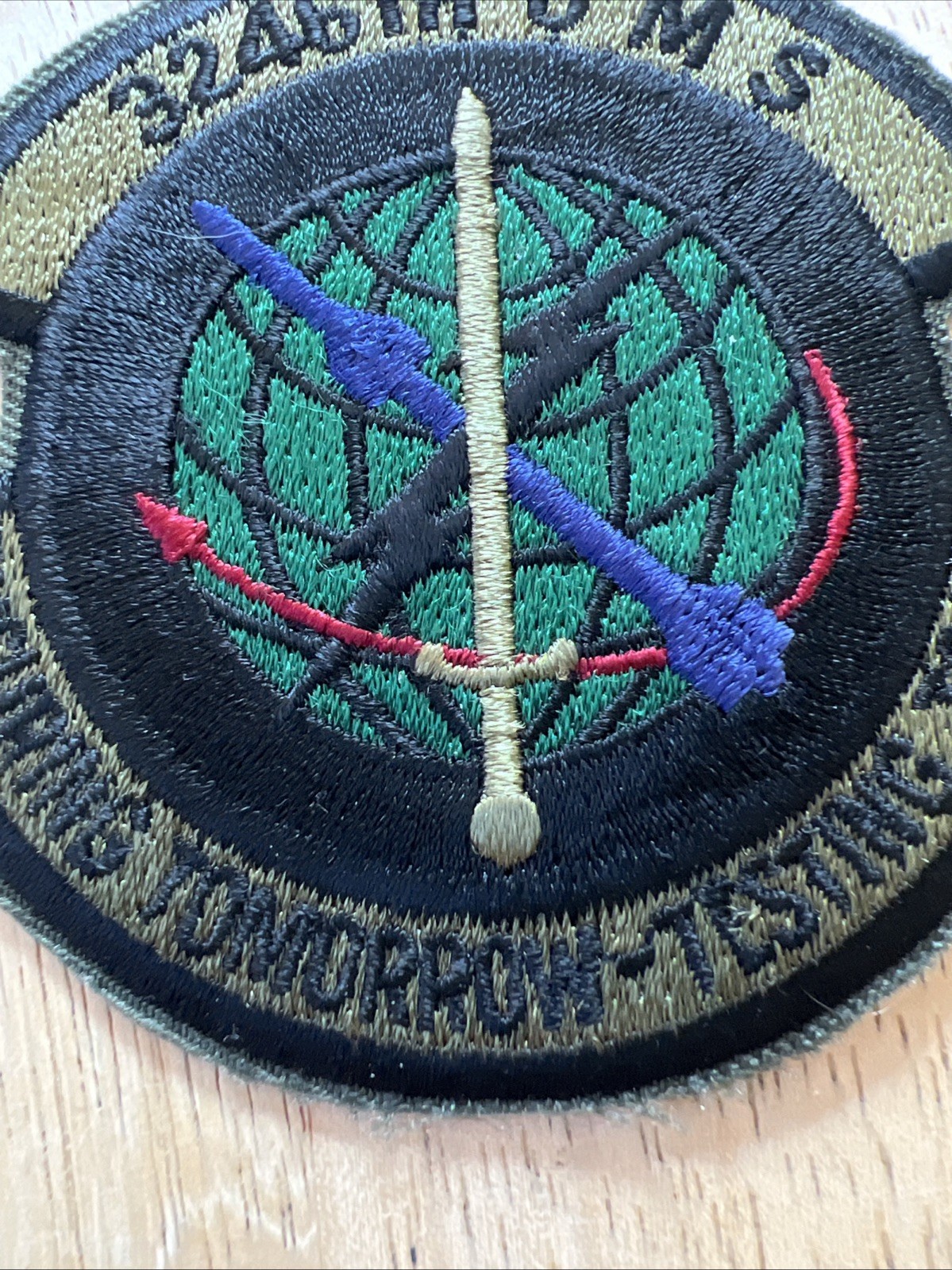 USAF 3246th Oms Ensuring Tomorrow Testing Today Patch