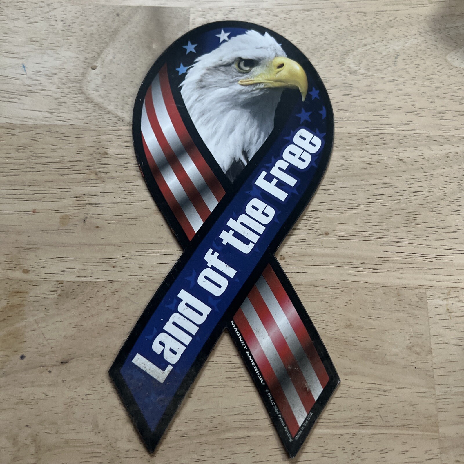 Land Of The Free Ribbon Magnet