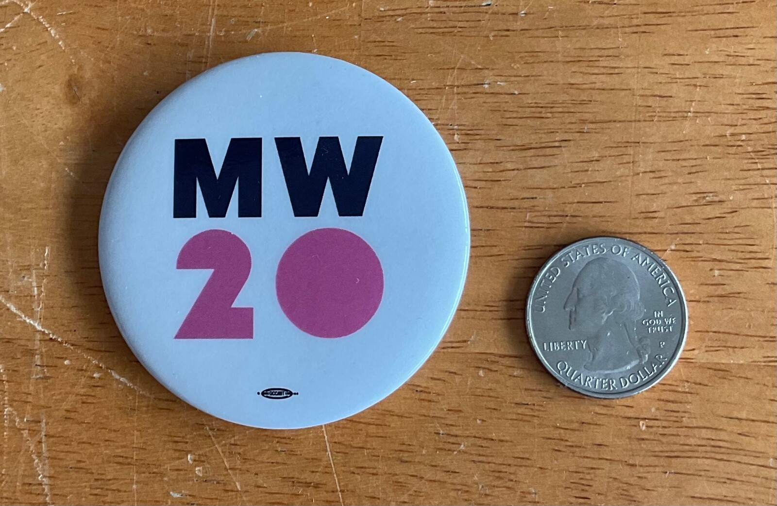 Marianne Williamson Author Official 2020 President Campaign Button Pin White