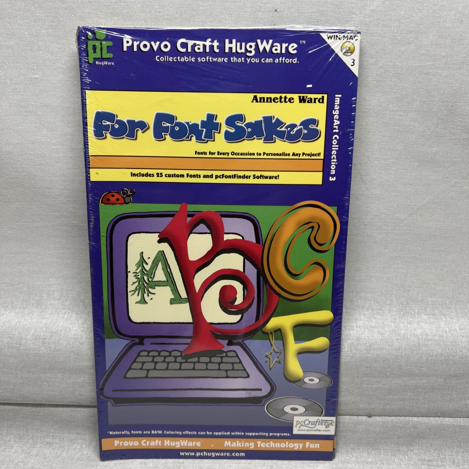 FOR FONT SAKES 25 Custom Fonts Provo Craft HugWare CD 3