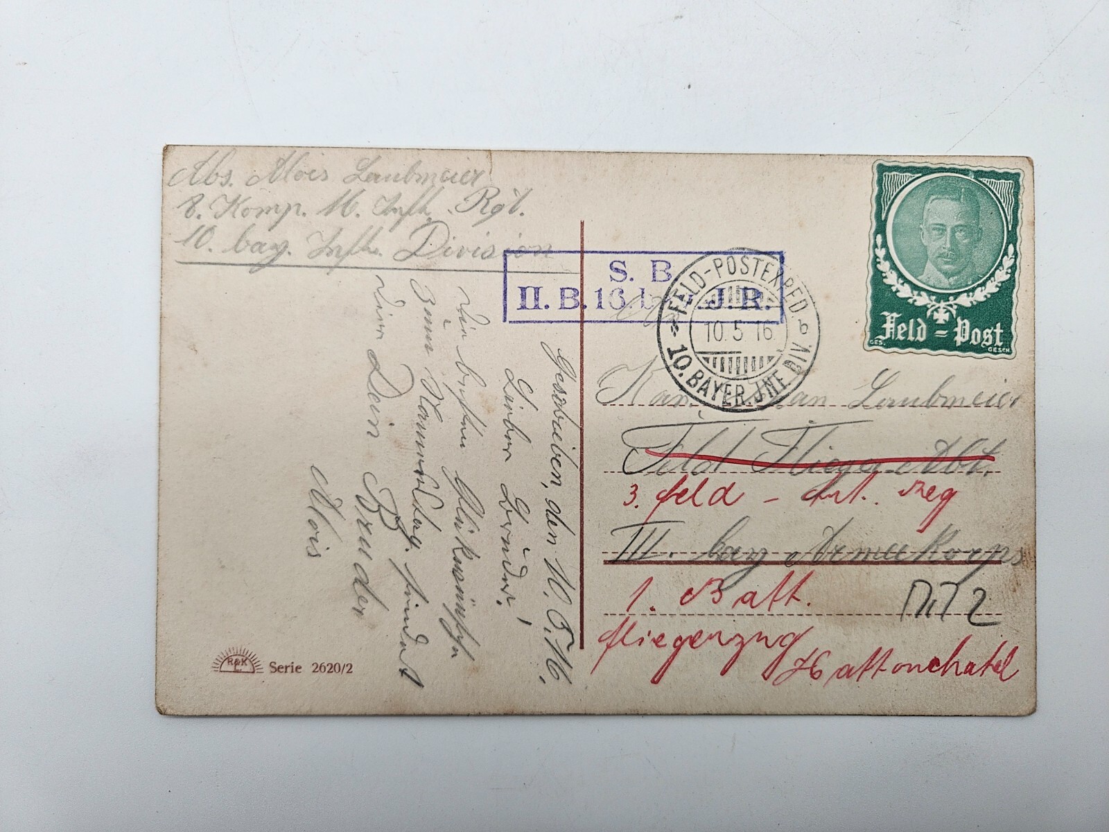 HA1975: Postcard, Sunrise Red