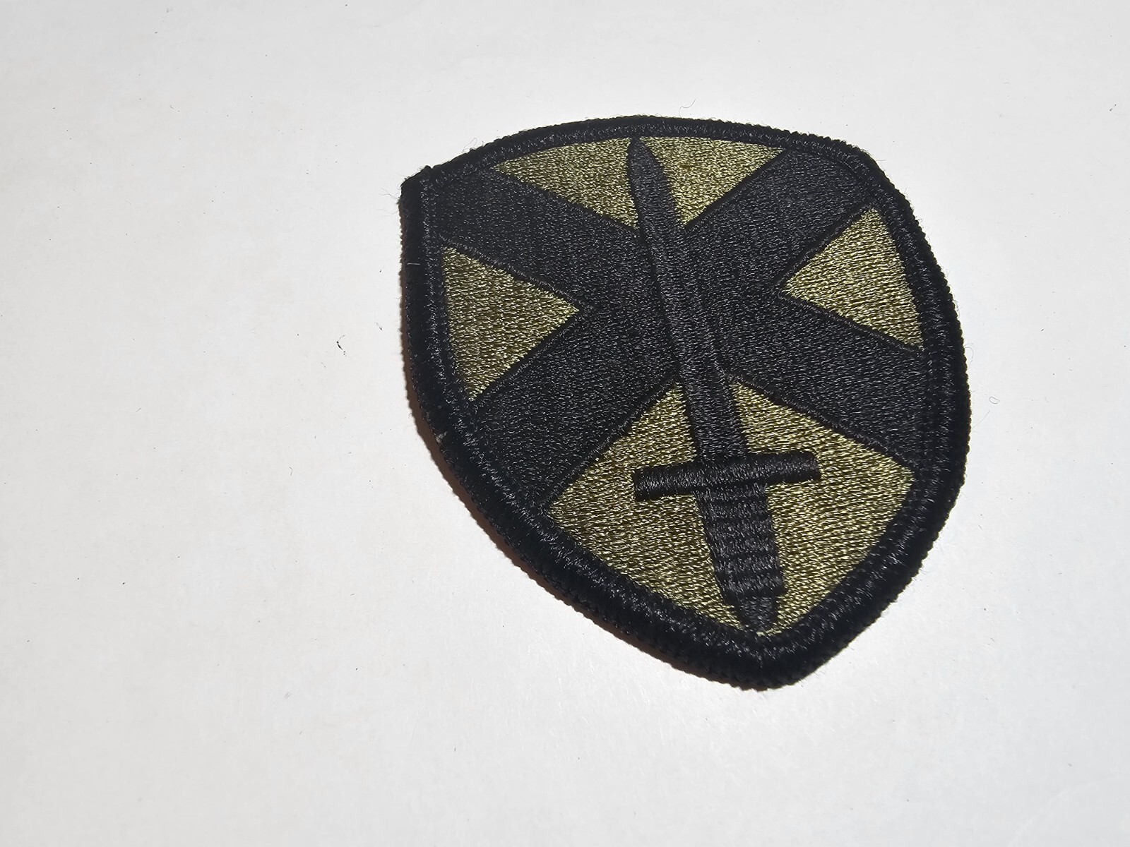 U.S. ARMY 10th PERSONNEL COMMAND PATCH SHOULDER INSIGNIA SUBDUED OD PERSCOM US