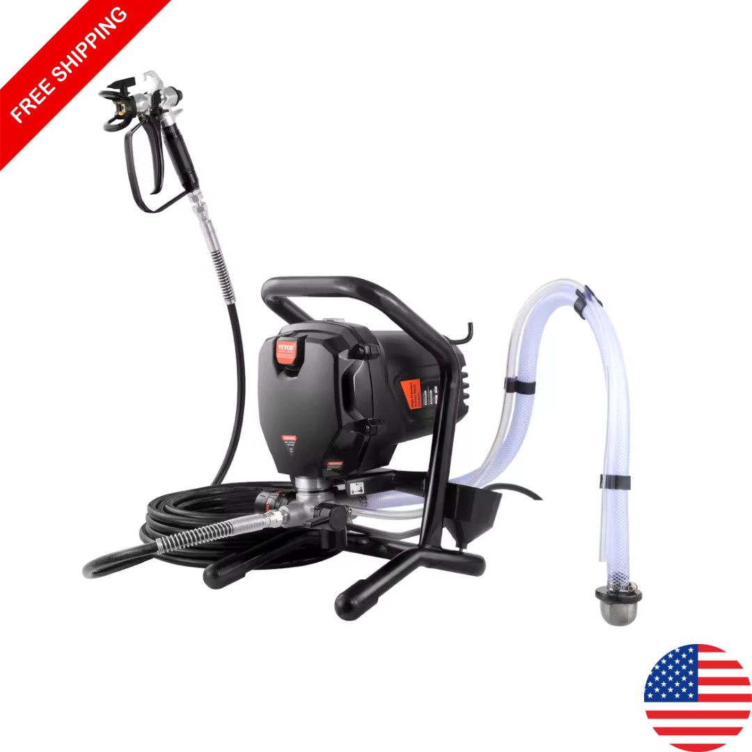 Stand Airless Paint Sprayer 750W 3000PSI Electric Airless Sprayer Handheld