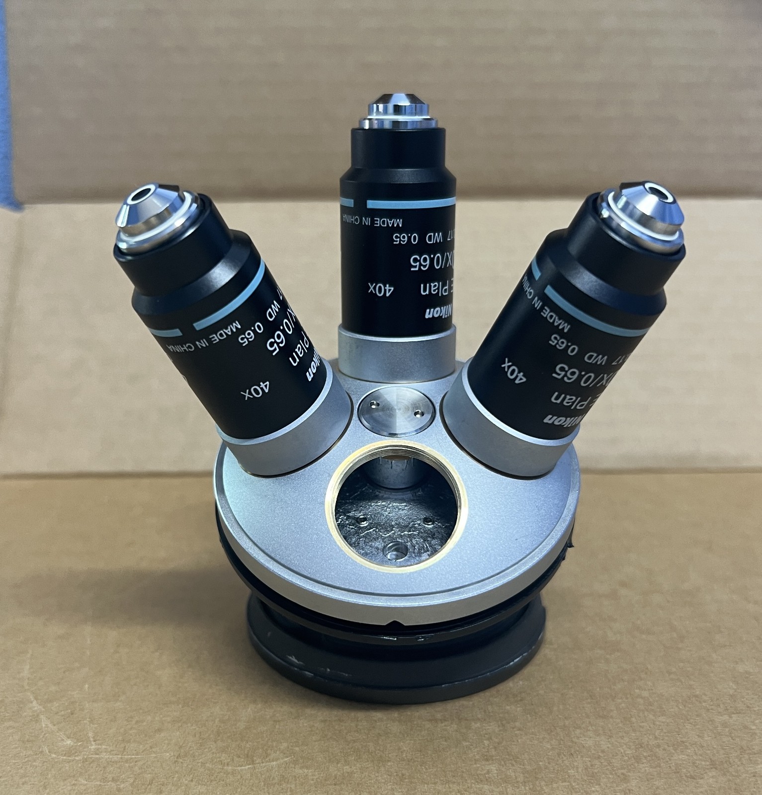 1X Nikon E Plan 40x/0.65 WD 0.65 MICROSCOPE LENS OBJECTIVE MRP70400