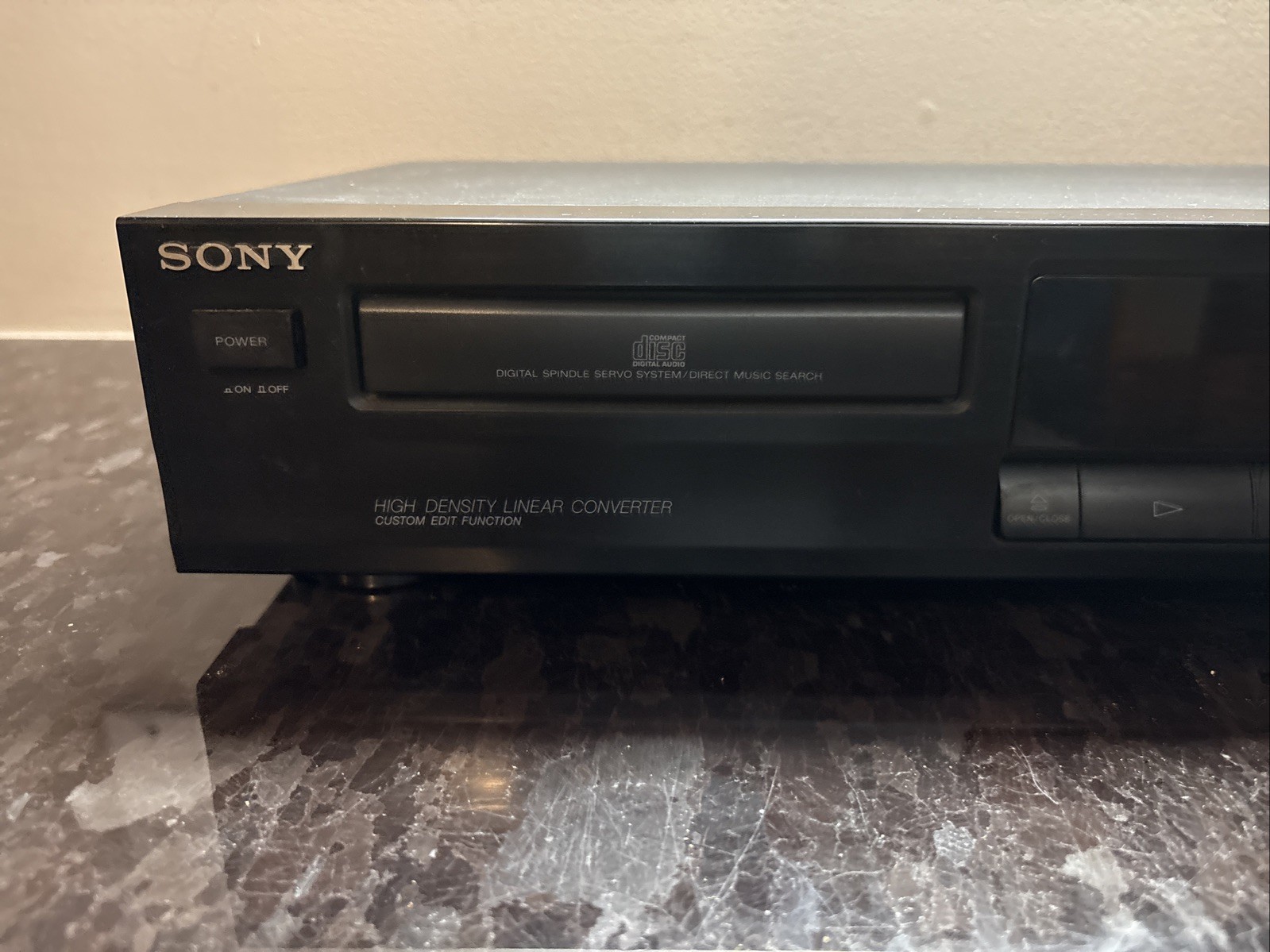 Vintage Sony CDP-215 Compact Disc Player No Remote - Tested