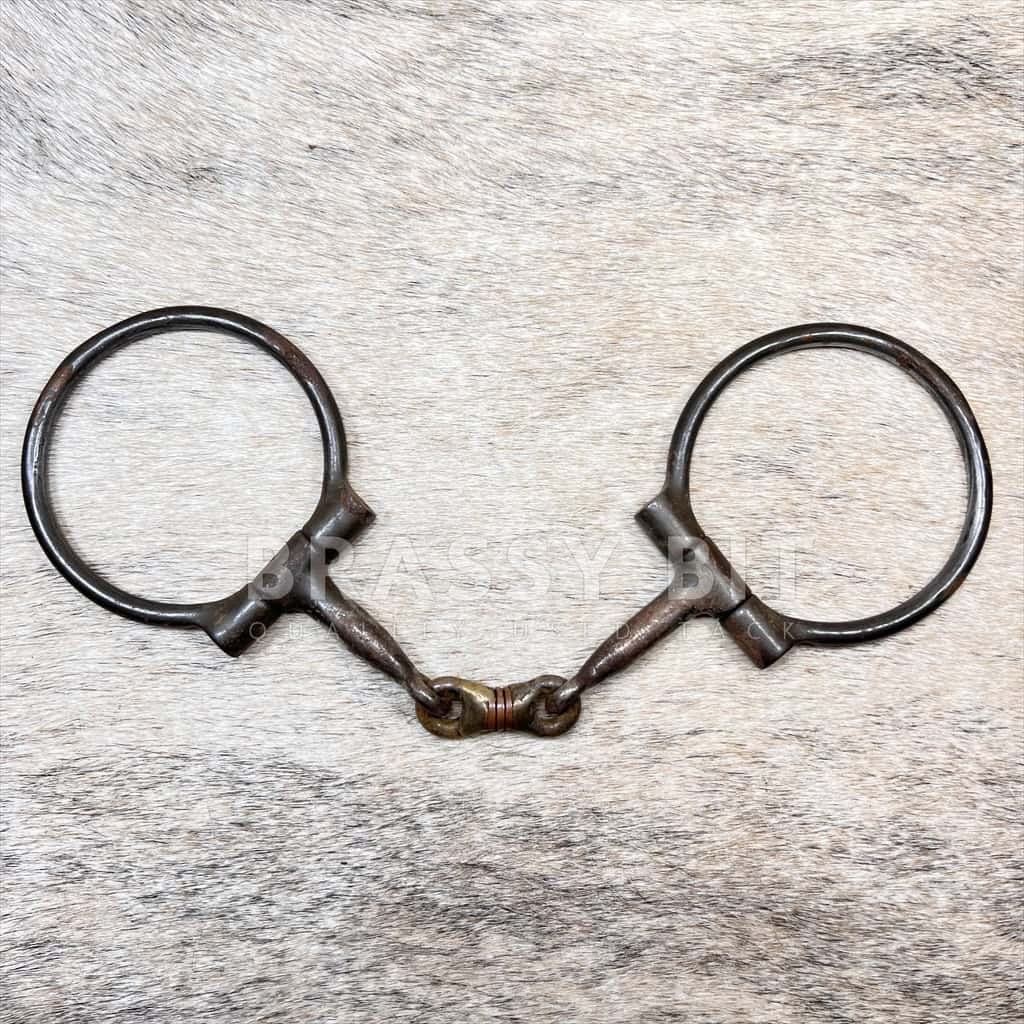 5" Weaver Western D Snaffle w/ Dog Bone