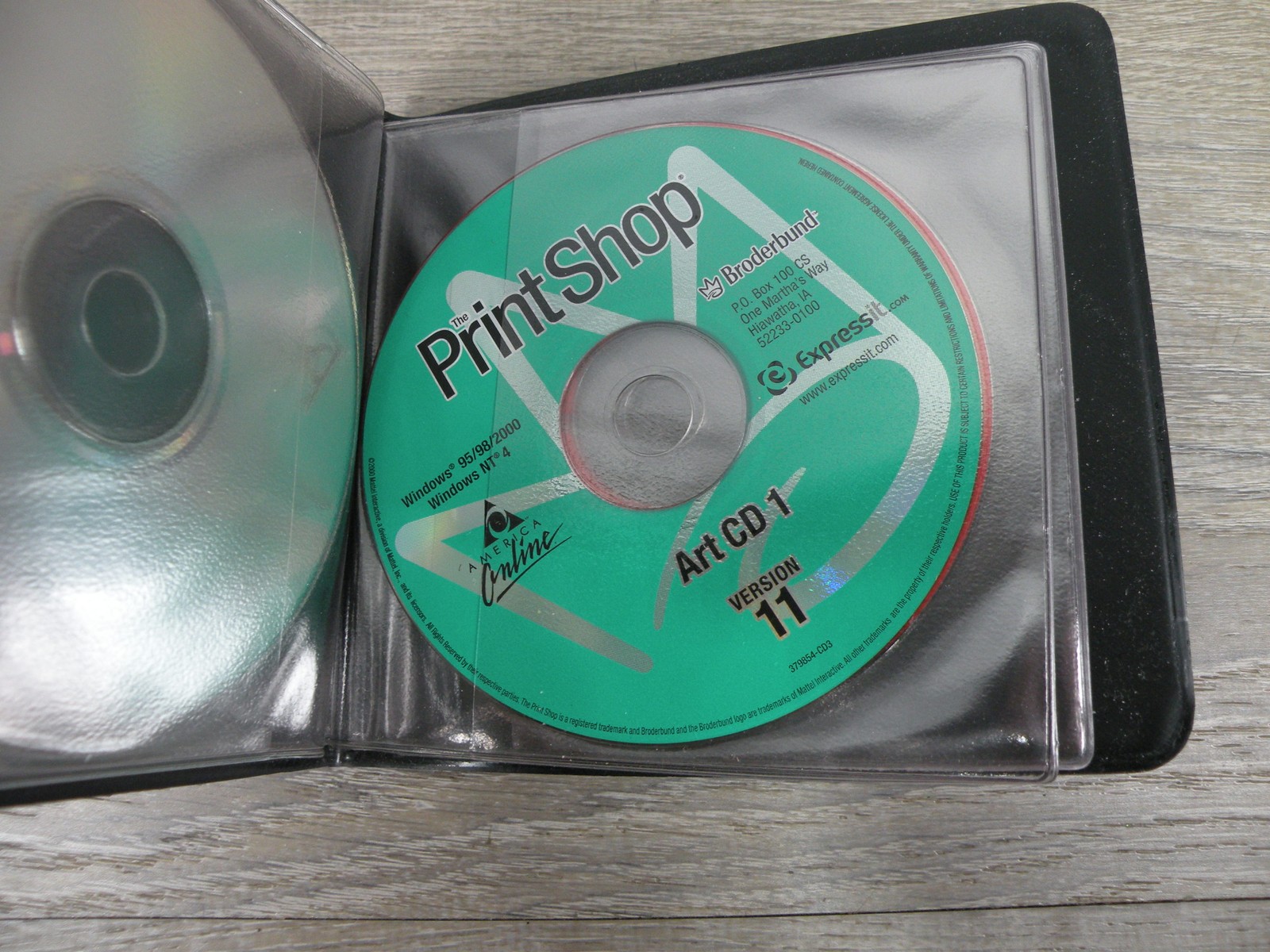 Broderbund The Print Shop Version 11 Software for Windows 95 98 2000 NT4 CD