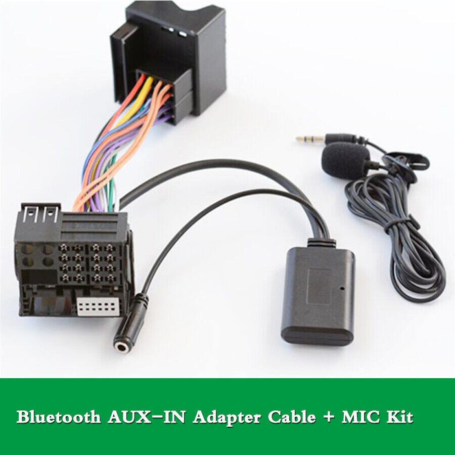 Car Radio Bluetooth Adapter Cable Microphone Handsfree Kit For Peugeot Citroen