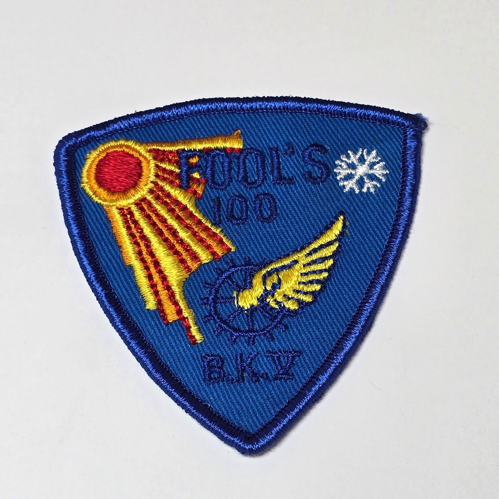 Harley Davidson Fools 100 B.K.V. Event  Patch Sew-On Rare Collectable Memorabili