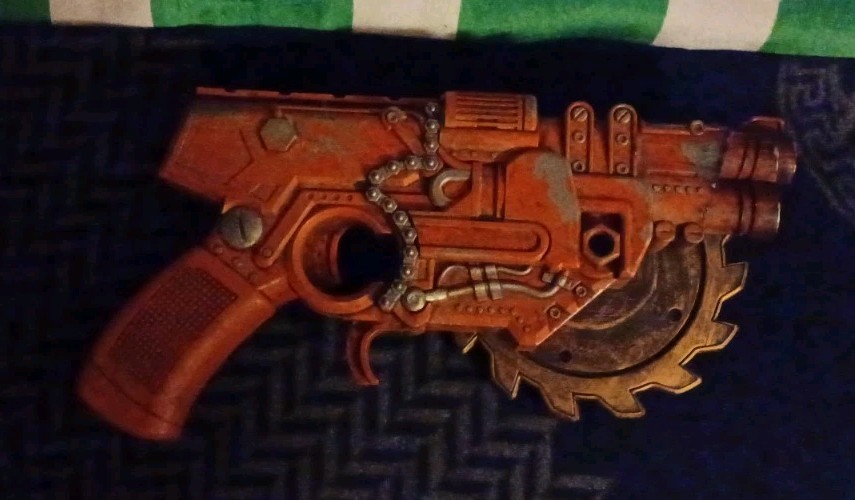 Nerf Deviantart Cosplay Gun, "Fallout", Artisan Made, Preowned