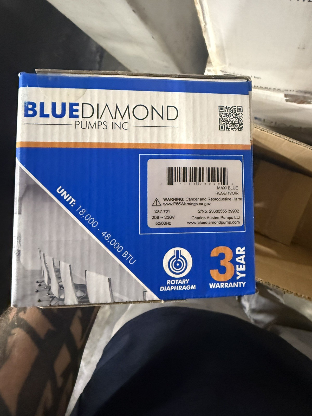Blue Diamond MaxiBlue Condensate Pump