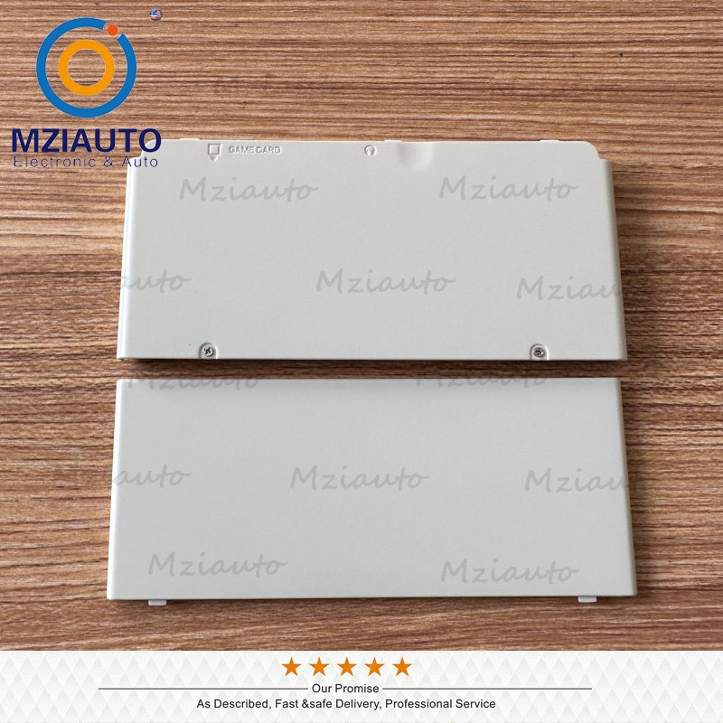 For Nintendo New 3DS 2015 Top + Bottom Case Faceplates Housing Shell Cover White