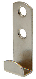 Nickel Plated 5/16" Standard Round Lip Mirror Clips - pack of 100