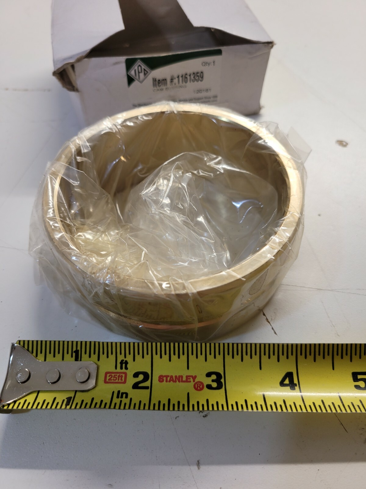 IPD Caterpillar Camshaft Bushing 1161359 CAT G3500 Gas/Diesel Engines 124.46 mm