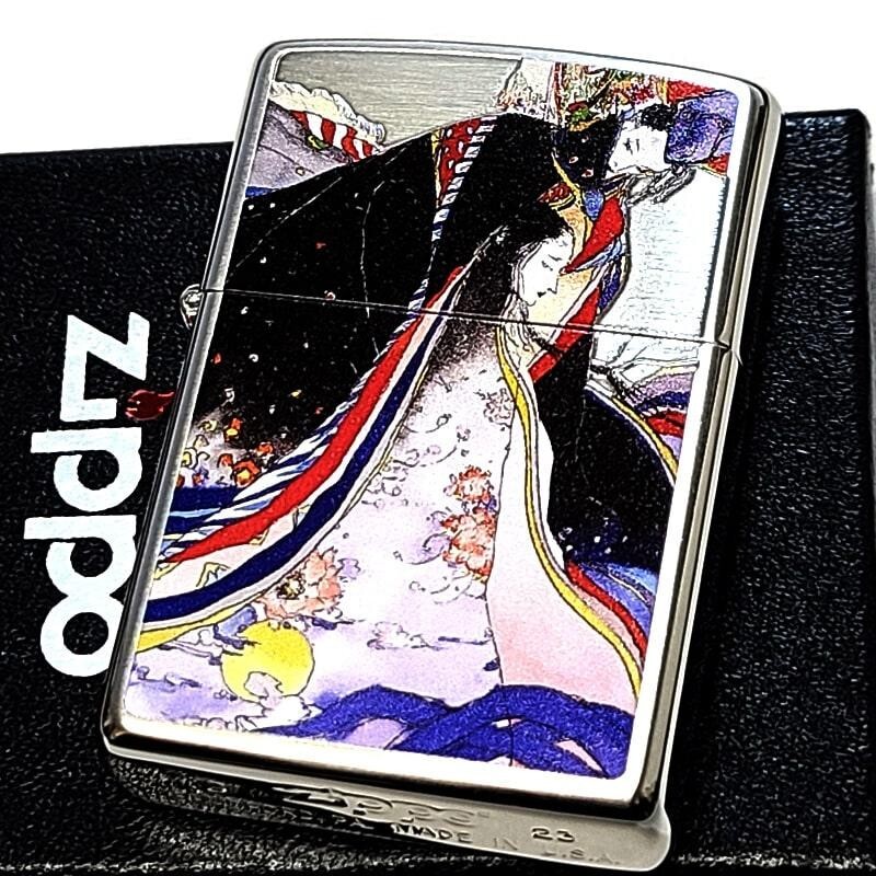 Zippo Yoshitaka Amano The Tale of Genji Inkjet Hikaru Genji Aoi no Ue Japan