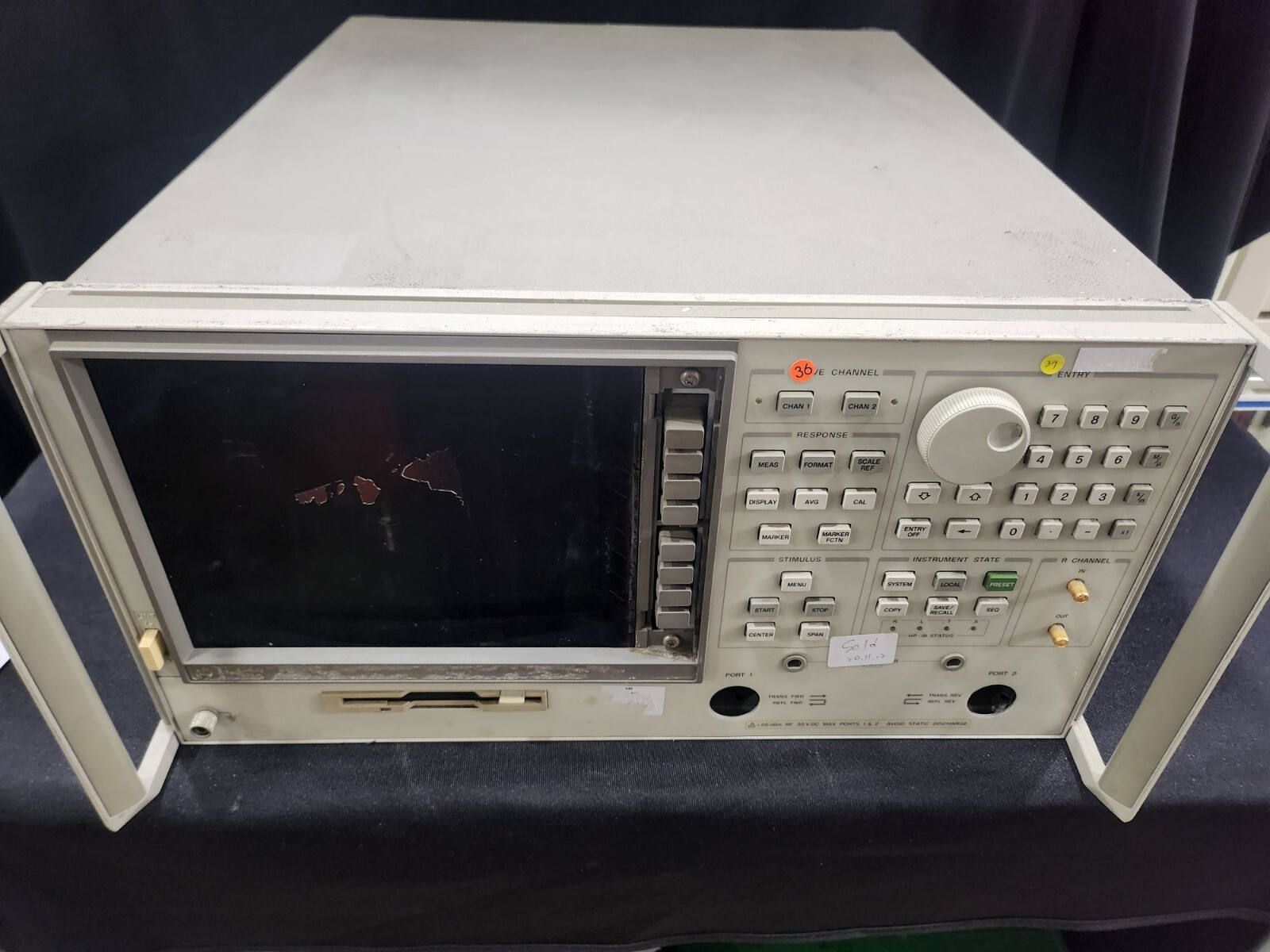 HP 8753D: 300kHz-6GHz Network Analyzer, As-is selling (1642)