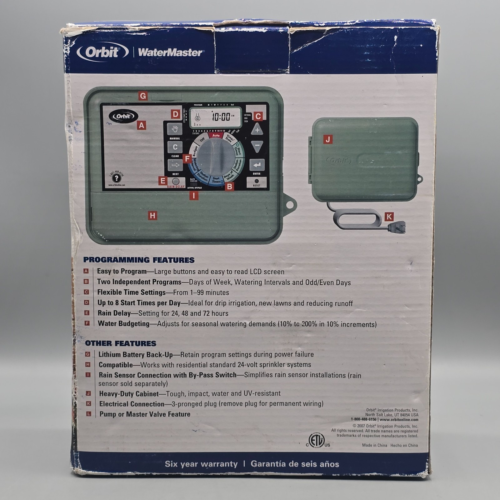 New Orbit 57883 Super Dial 12 Station Sprinkler Timer Controller