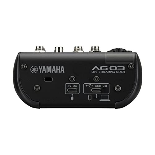 YAMAHA AG03MK2 Black AT2020 Delivery for PC users DTM Set