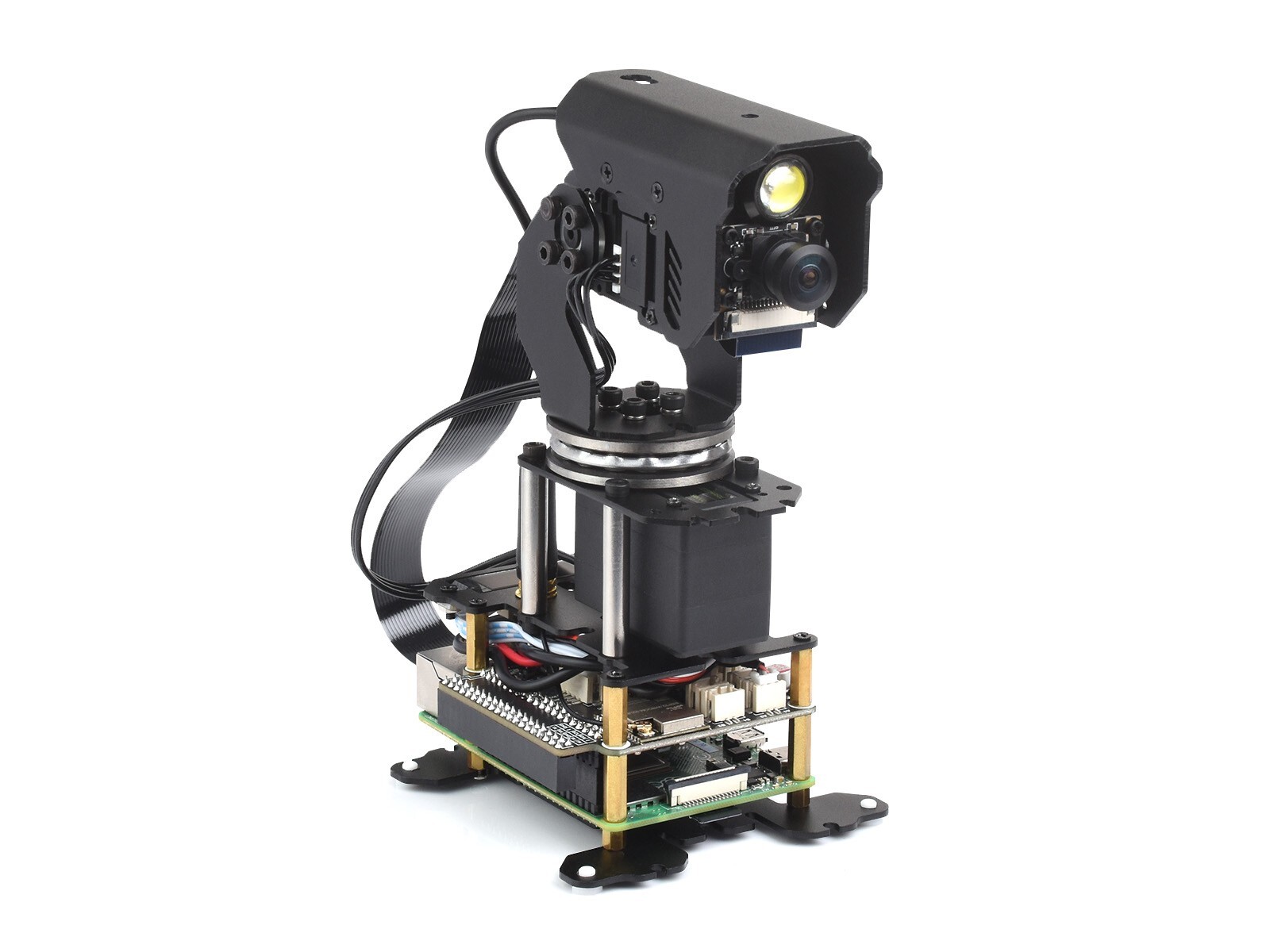 Waveshare 360° Omnidirectional High-Torque 2-Axis Expandable Pan-Tilt Camera
