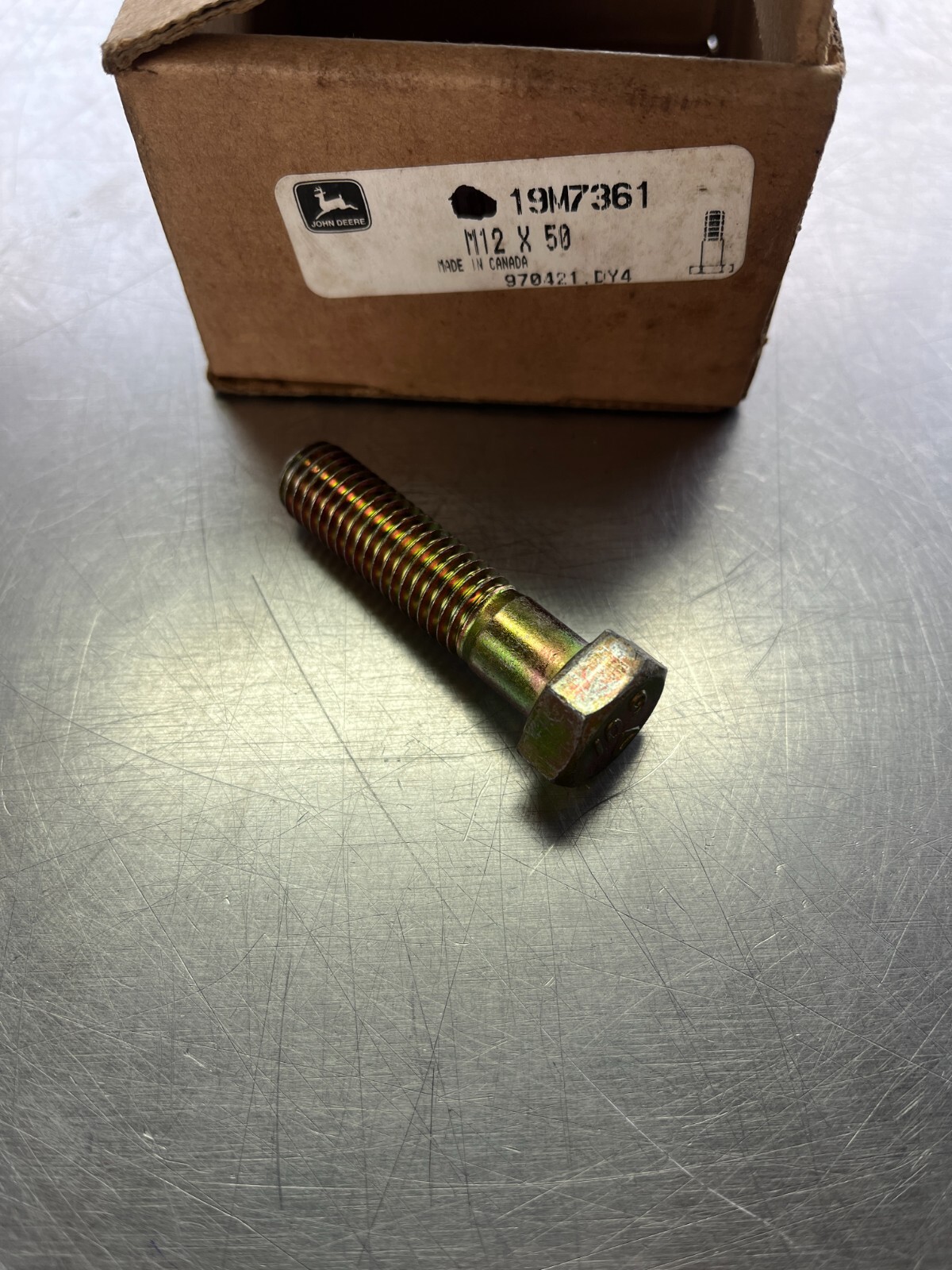19M7361  GENUINE  OEM  John Deere Original Equipment  CAP SCREW BOLT